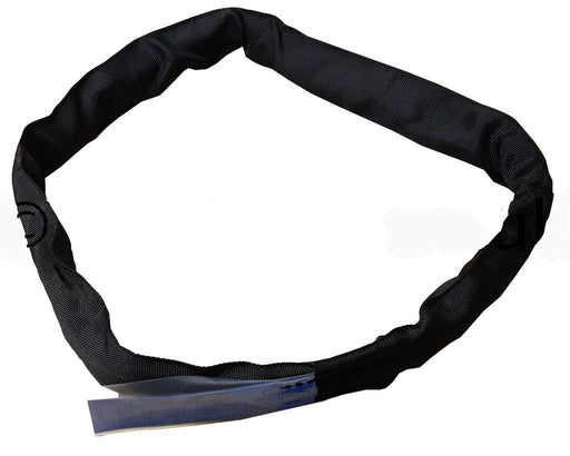 Black Roundsling - 1m to 12m Circ. 0.5m to 6m Effective Working Length. WWL=2T Ref: 255-1 - Hoistshop